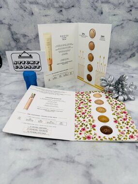 Gucci Beauty Gift Set- 5XLongwear Concealer&5XTinted Moisturizer Sampler-2pc-NEW